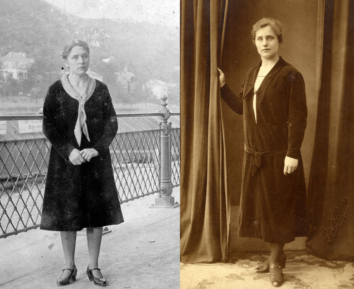 Die Schwestern Wilstermann (links Magda, rechts Grete) ca. 1920/30